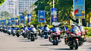 Hơn 2.000 người đam mê mô tô hội tụ ở lễ hội xe phân khối lớn châu Á - Thái Bình Dương ở Nha Trang