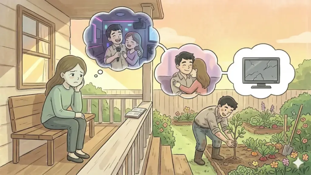 Muốn sinh con với chồng hờ kém 5 tuổi nhưng ngại chuyện anh đi hát tay vịn