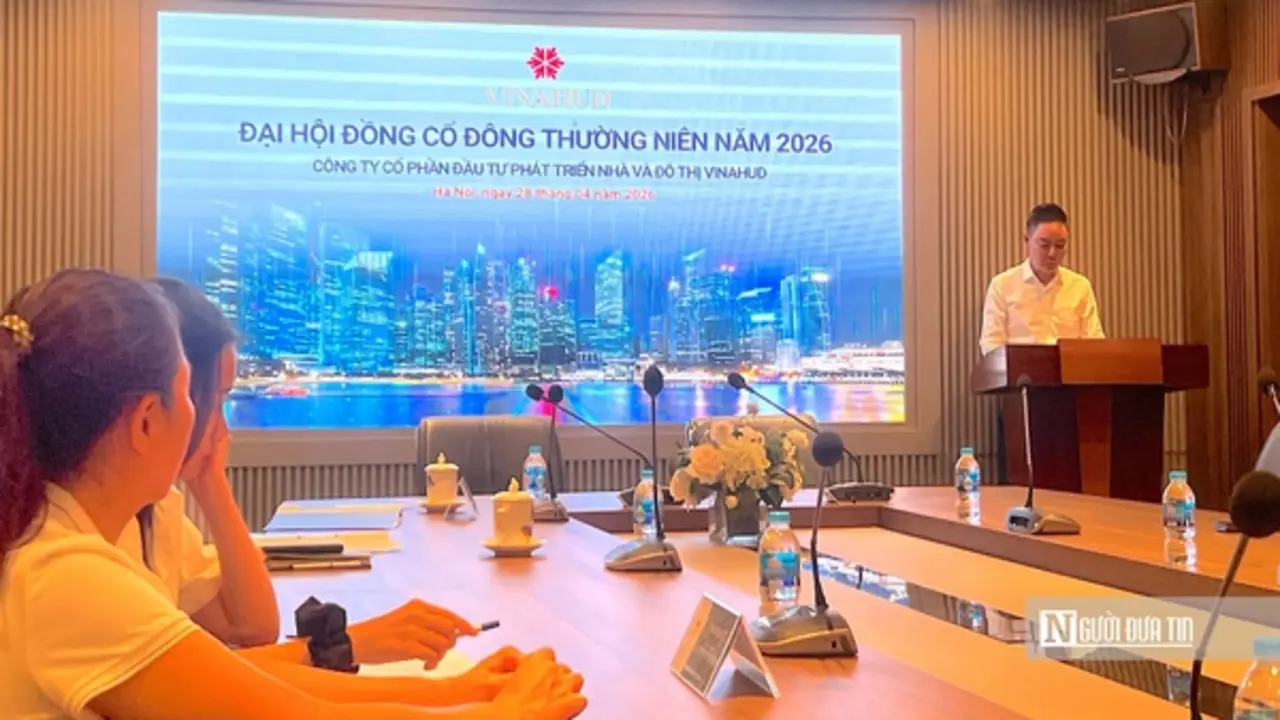 12 cổ đông tham dự, Vinahud tổ chức bất thành ĐHĐCĐ 2026