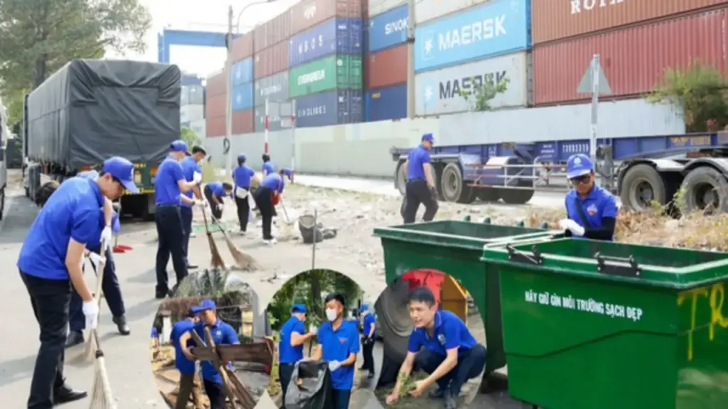 '3 tiên phong quyết thắng' đang thành 'trend' của thanh niên Tân Cảng
