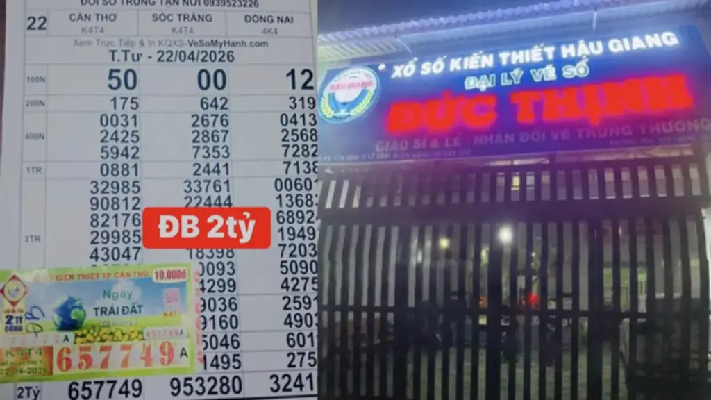 5 người trong gia đình trúng độc đắc xổ số miền Nam đi đổi thưởng trong đêm