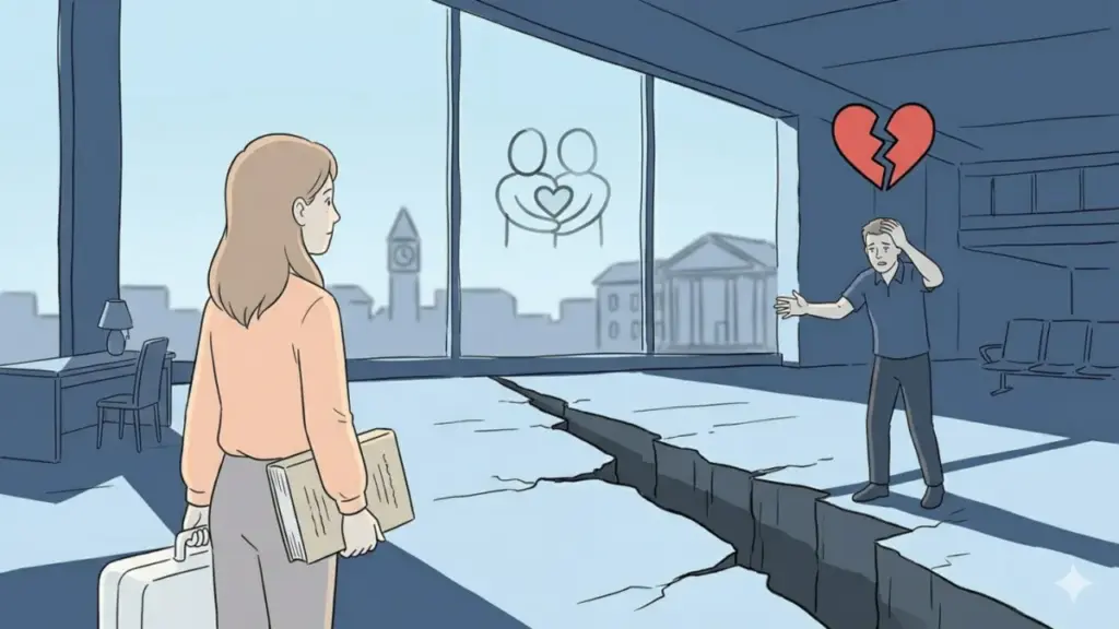 Bạn gái du học sẽ ở chung khu nhà với tình cũ của em