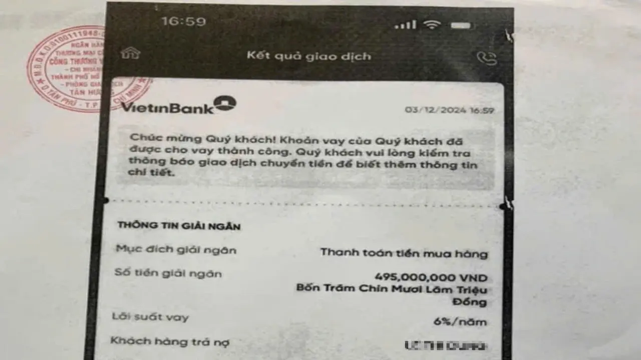 Bị truy nã vì không trả 495 triệu đồng cho người chuyển khoản nhầm