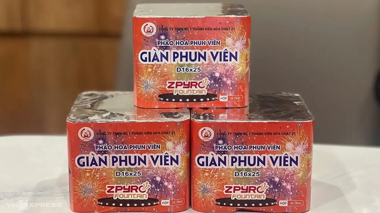 Bộ Công an nghiên cứu tăng chiều cao, tiếng nổ của pháo hoa