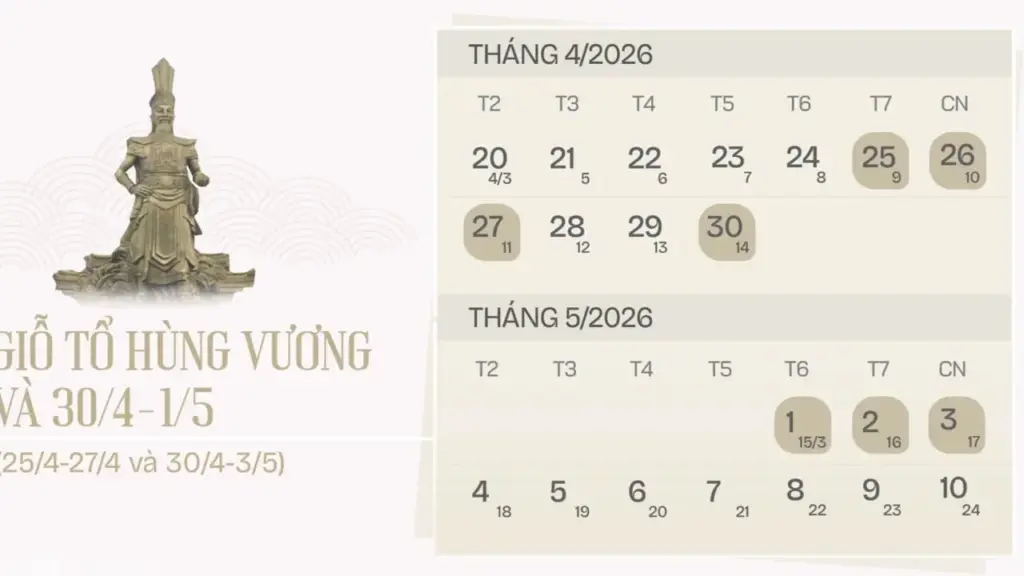 Bộ Nội vụ: Không chủ trương hoán đổi nghỉ lễ trong tháng 4