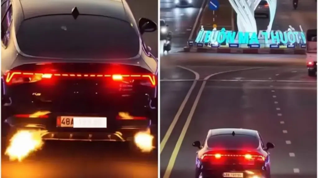 Cái kết đắng của chủ chiếc KIA K5 độ xe nẹt pô ra lửa