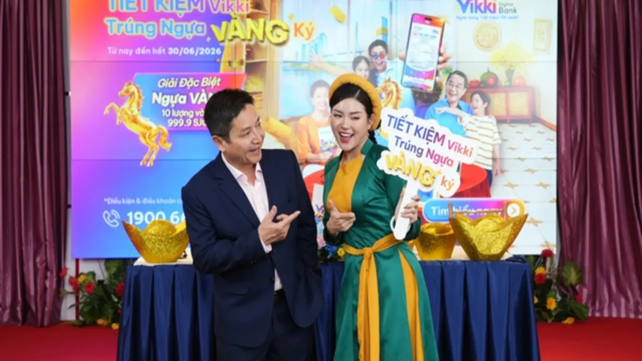 Chương trình Tiết kiệm Vikki Trúng Ngựa Vàng ký: Cơ hội trúng 10 lượng vàng SJC