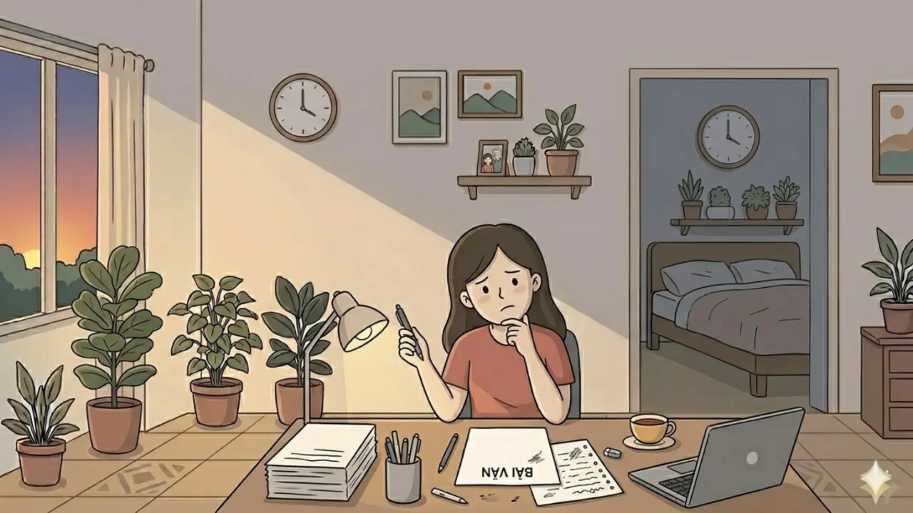 Con muốn thi chuyên Văn nhưng đầu trống rỗng mỗi khi làm bài