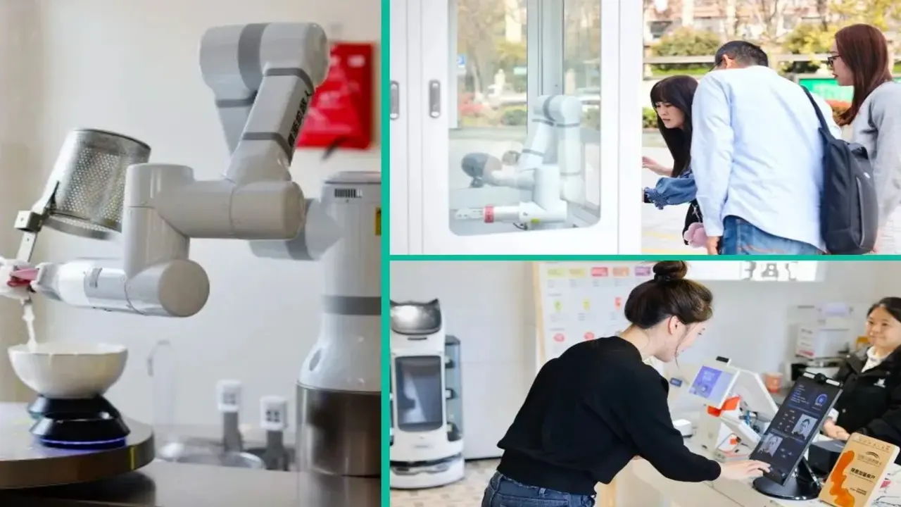 Đầu bếp robot Trung Quốc biết nấu hơn 100 món ăn 'ngon như mẹ nấu'