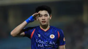 Đình Bắc lần đầu ghi bàn ở V-League 2025-2026