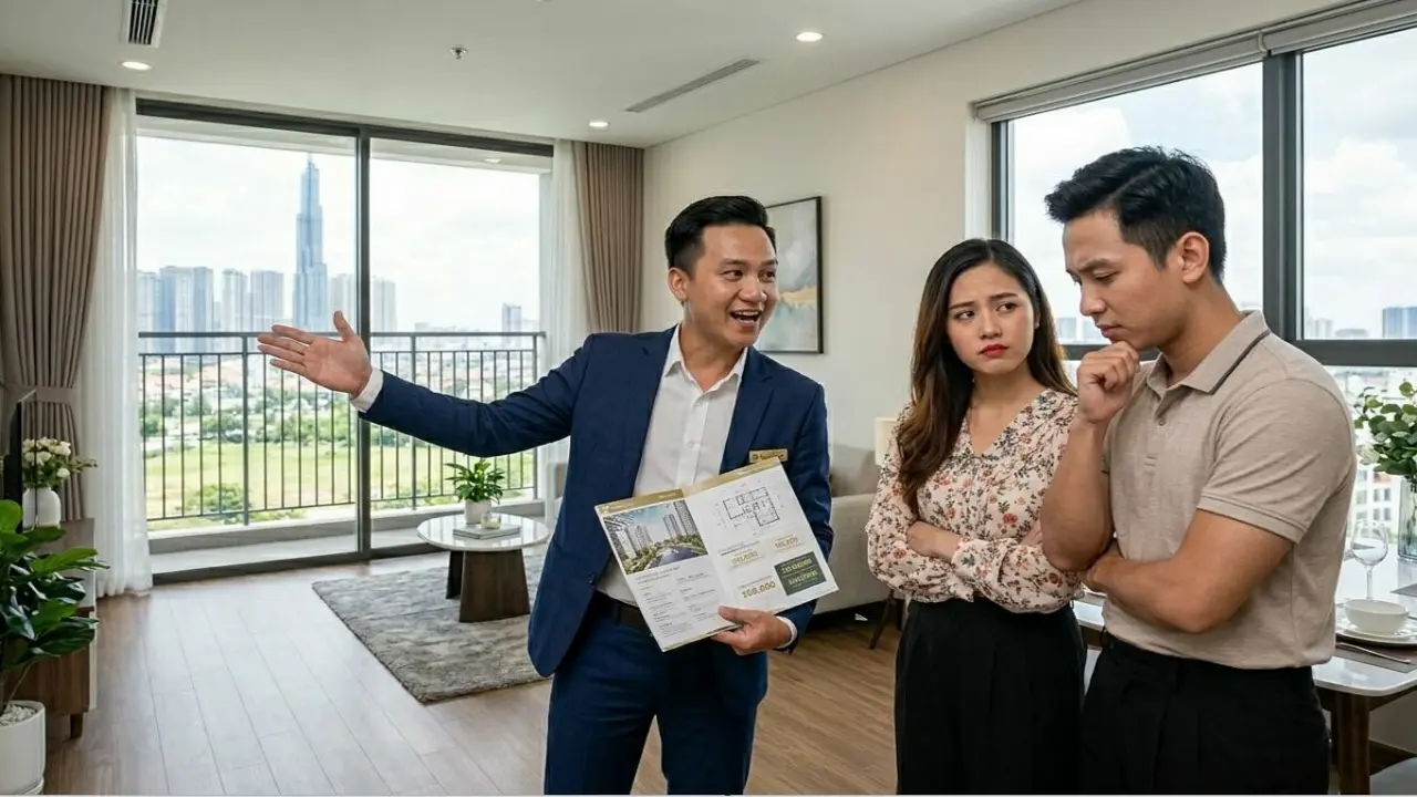 Dĩnh bẫy 'cò' đất bán cắt lỗ chung cư 80 triệu một m2