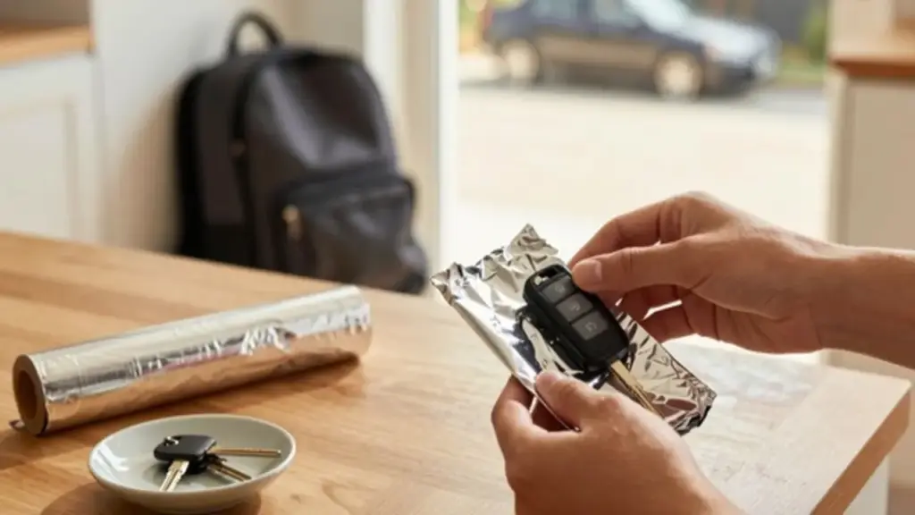 Giải mã mẹo gói chìa khóa xe ô tô vào giấy bạc để chống trộm