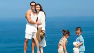 Gu mặc đồng điệu của gia đình Hồ Ngọc Hà