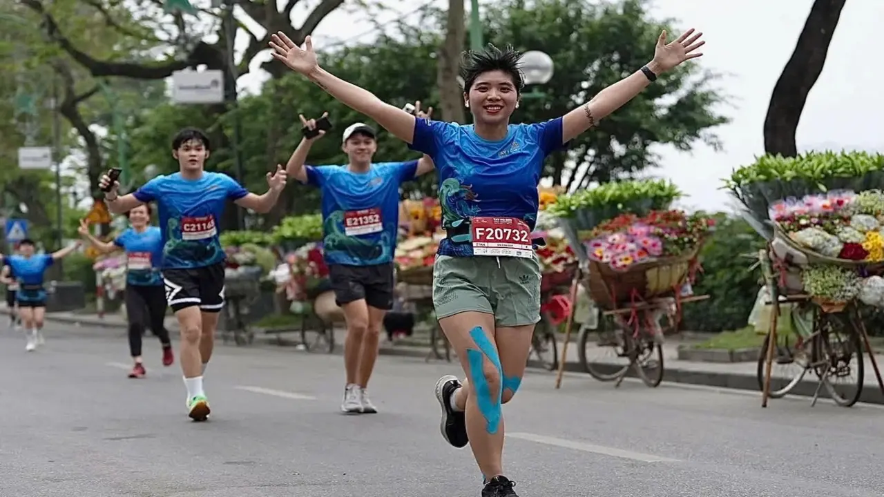 Hơn 10.000 VĐV tranh tài ở giải chạy Tay Ho Half Marathon 2026