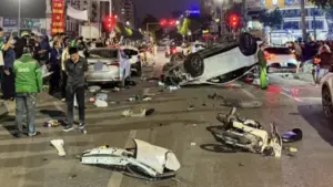 Khởi tố tài xế xe Lexus gây tai nạn liên hoàn ở Hà Nội