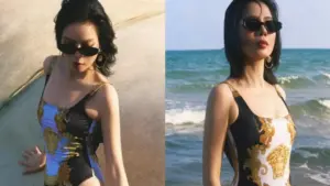 Lệ Quyên diện áo tắm khoe dáng nóng bỏng ở tuổi 45