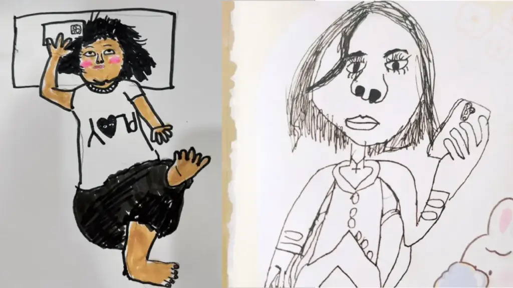 Mẹ 'hạn hán lời' khi xem những bức tranh của con