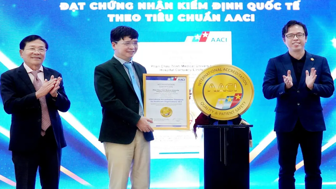 Miền Trung có cơ sở y tế đầu tiên đạt chứng nhận kiểm định quốc tế AACI