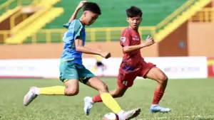 Mưa bàn thắng ở buổi chiều nắng gắt khai mạc Giải U15 quốc gia