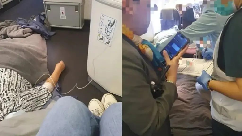 Nhóm bác sĩ Hàn Quốc cứu sống hành khách nguy kịch trên máy bay