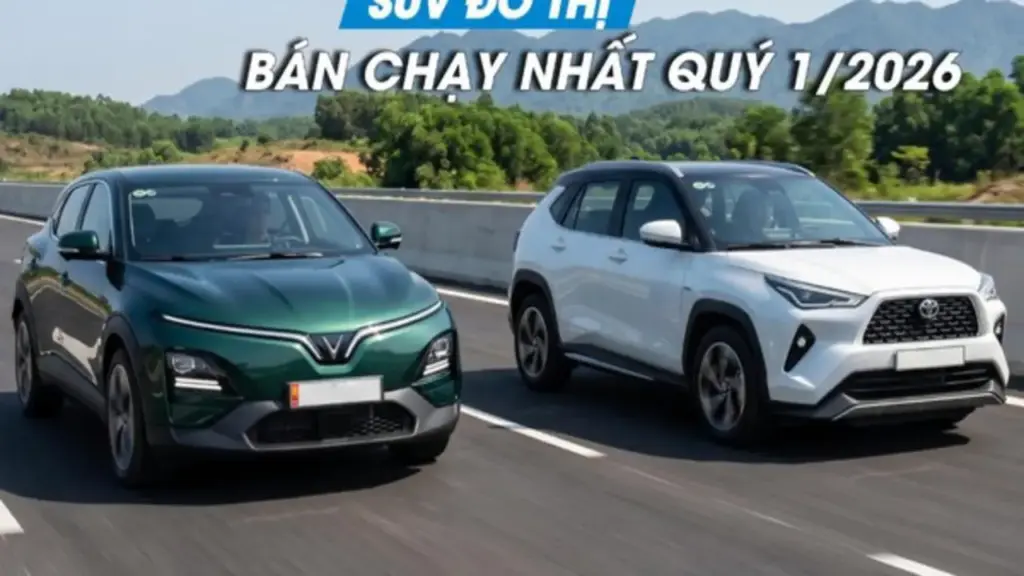 Ô tô gầm cao cỡ nhỏ nào bán nhiều nhất Việt Nam quý 1/2026?