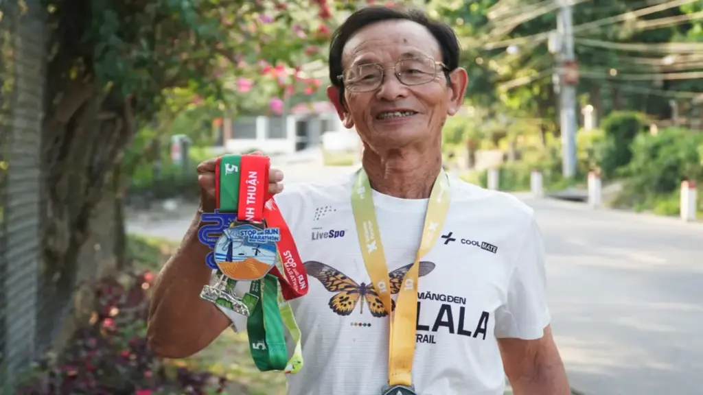 Runner 80 tuổi và hành trình chinh phục những đường chạy