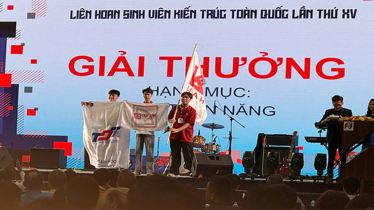 Sinh viên Duy Tân thắng giải tại Festival kiến trúc 2026