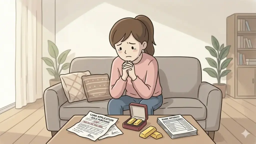 Sốc khi biết chồng vay 100 triệu đồng mua vàng chờ lên giá