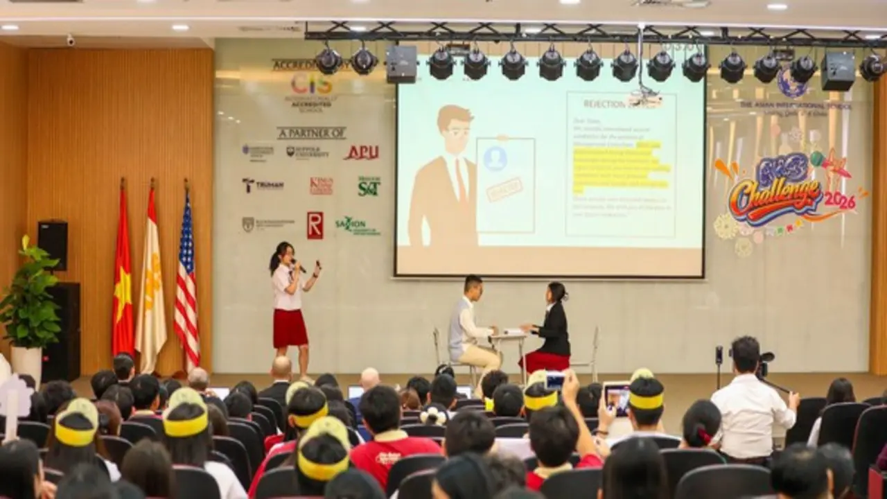 Sôi động sân chơi hùng biện tiếng Anh tại Asian School