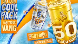Tiger Beer chào hè 2026 với hàng triệu giải thưởng ‘Bật lon Coolpack - Săn Tiger vàng’