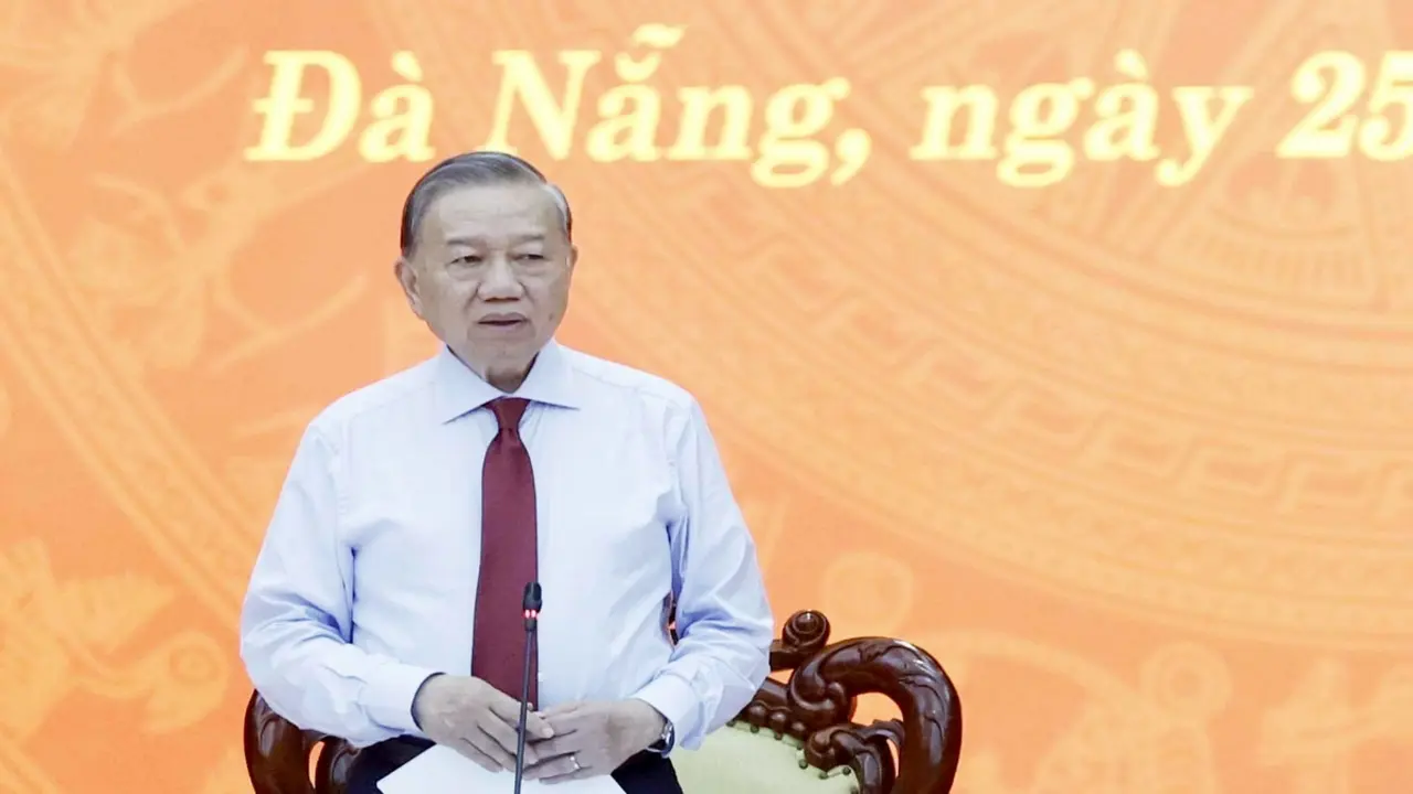 Tổng Bí thư, Chủ tịch nước Tô Lâm: Xây dựng Đà Nẵng trở thành một cực tăng trưởng lớn của cả nước