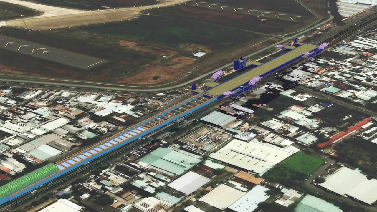 TP HCM đóng giao lộ gần sân bay Tân Sơn Nhất để thi công ga metro