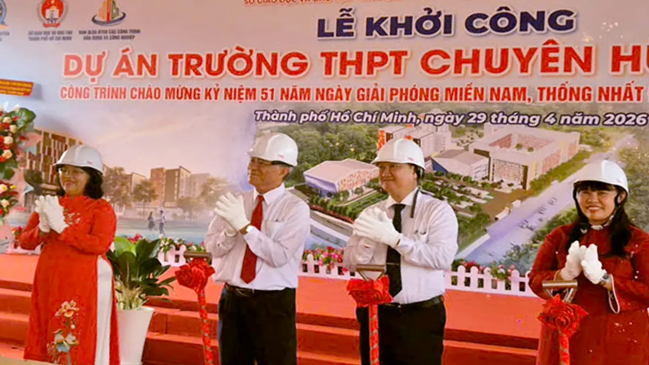 TP.HCM khởi công xây dựng trường THPT chuyên ở khu đất mới