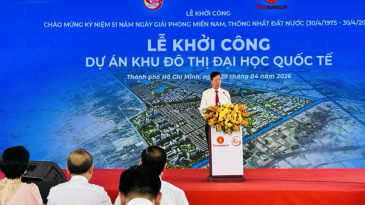 Vingroup khởi công dự án Đô thị Đại học Quốc tế trị giá 2,3 tỷ USD