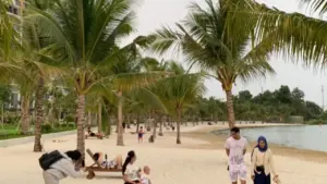 Xuất hiện ‘bãi biển’ ngay trong lòng TP.HCM khiến giới trẻ ‘rần rần’ kéo đến