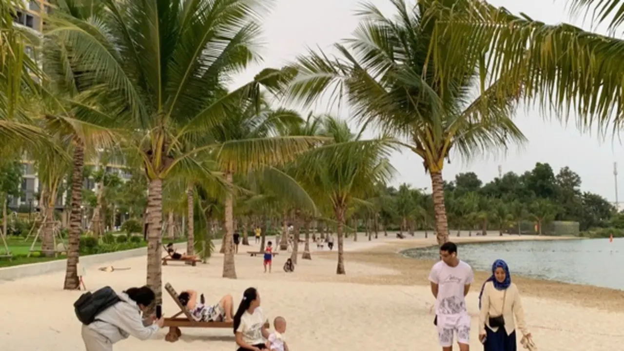 Xuất hiện ‘bãi biển’ ngay trong lòng TP.HCM khiến giới trẻ ‘rần rần’ kéo đến