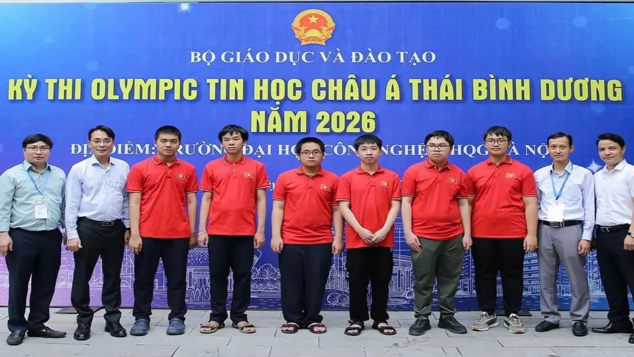 6 học sinh Việt Nam đoạt huy chương Olympic tin học châu Á Thái Bình Dương