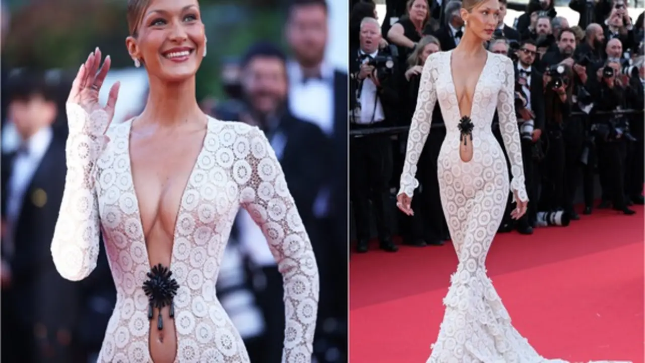 Bella Hadid mặc táo bạo, đọ sắc bên dàn mỹ nhân dự Cannes
