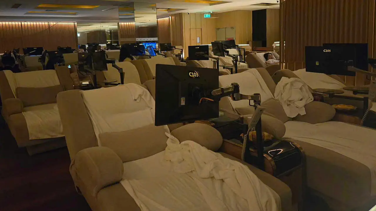 Bên trong spa cho khách ngủ qua đêm ở Trung Quốc