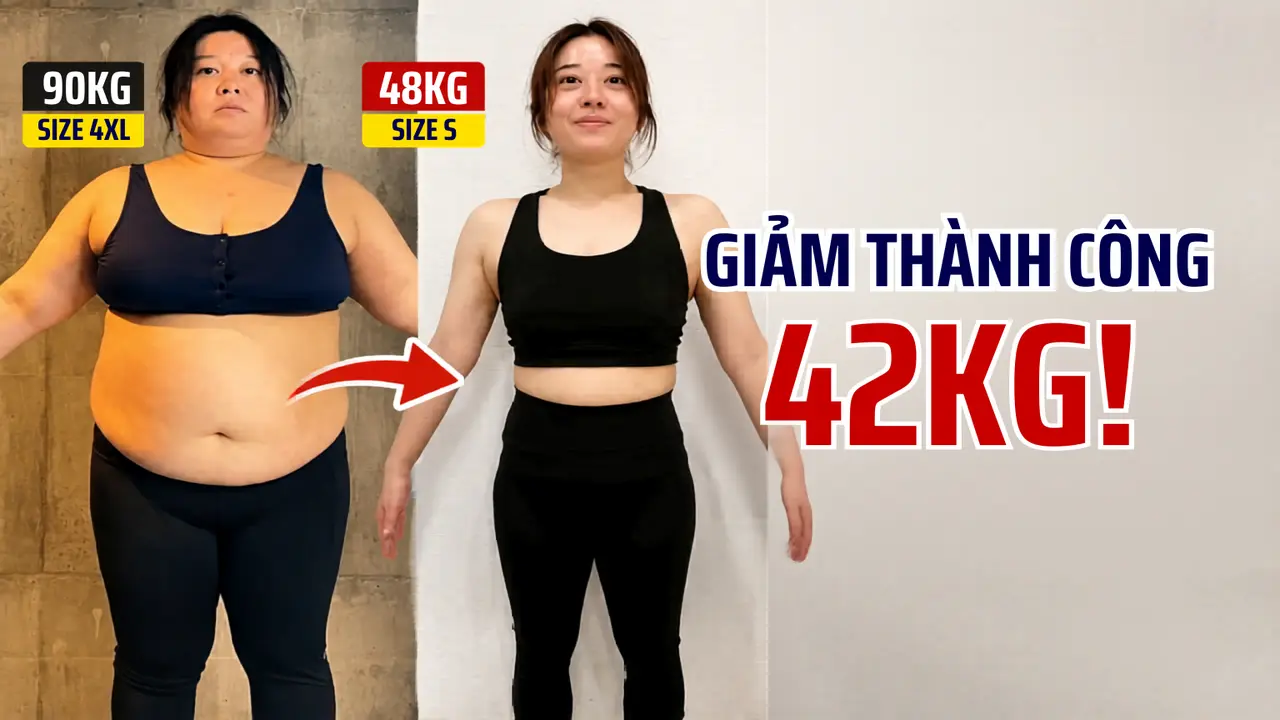 Bí quyết giúp cô gái Nhật Bản giảm 42kg mà không cần đến phòng gym