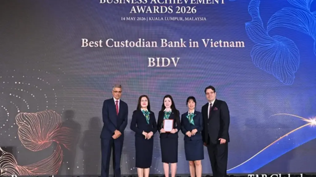 BIDV giữ vững vị thế Ngân hàng lưu ký tốt nhất Việt Nam