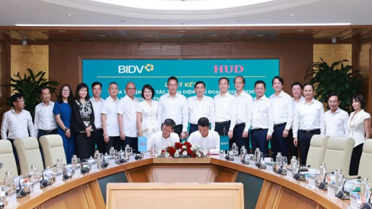 BIDV và HUD tăng cường hợp tác hướng tới phát triển bền vững