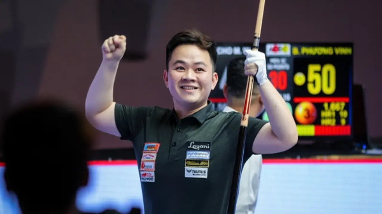 Billiards: Bao Phương Vinh ngược dòng không tưởng thắng số 1 thế giới, Trần Quyết Chiến dừng bước