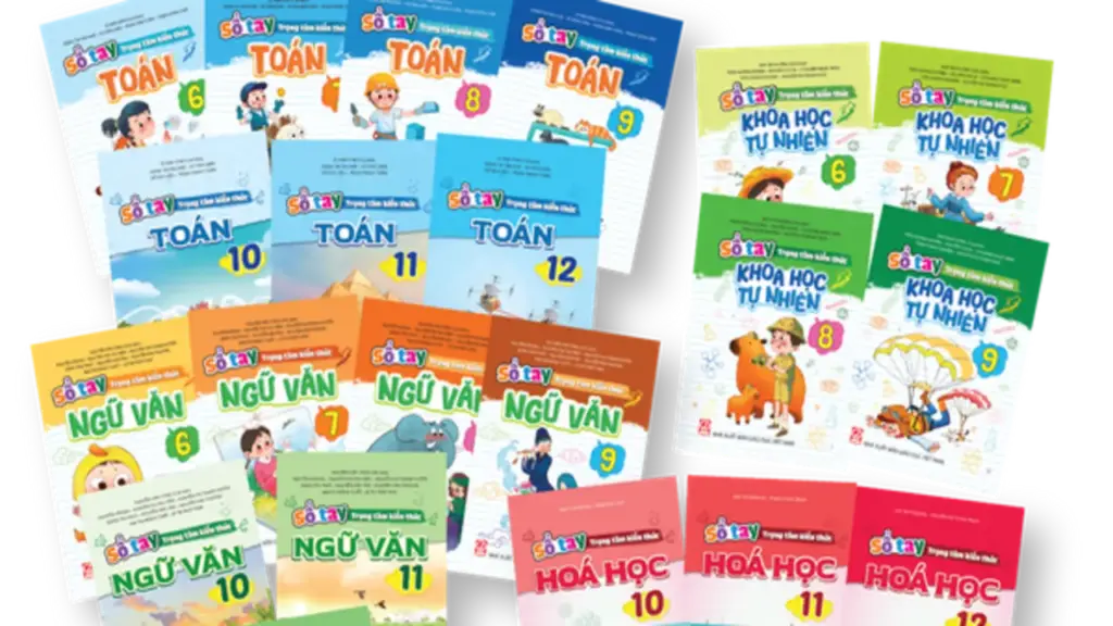 Bộ sách Sổ tay trọng tâm kiến thức THCS – THPT: "TRỢ LÍ HỌC TẬP" cho học sinh THCS – THPT trong năm học mới