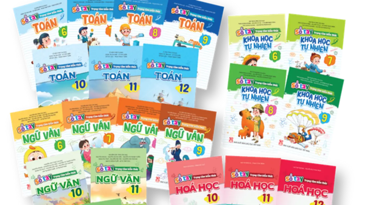 Bộ sách Sổ tay trọng tâm kiến thức THCS – THPT: "TRỢ LÍ HỌC TẬP" cho học sinh THCS – THPT trong năm học mới