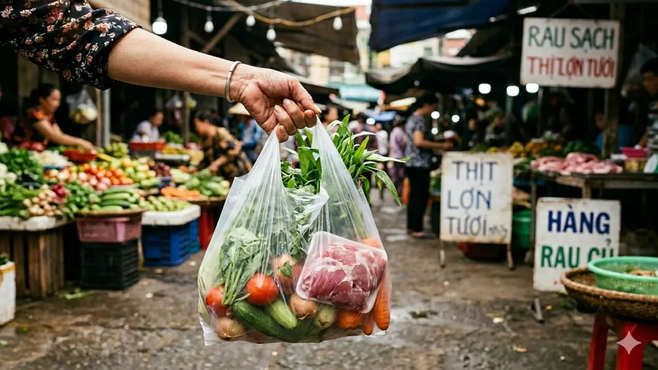 Bữa cơm mua từ chợ truyền thống khiến cả nhà tôi ngộ độc