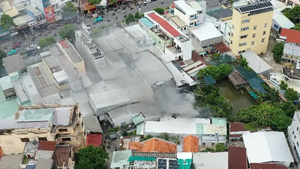 Cháy trong khu dân cư ở Cần Thơ