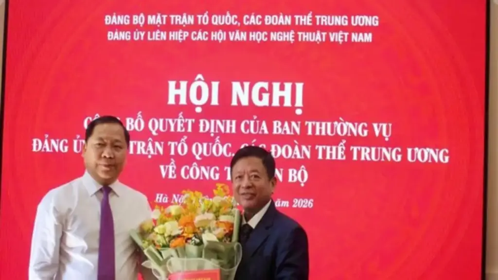 Chỉ định Bí thư đảng ủy Liên hiệp các Hội Văn học nghệ thuật Việt Nam