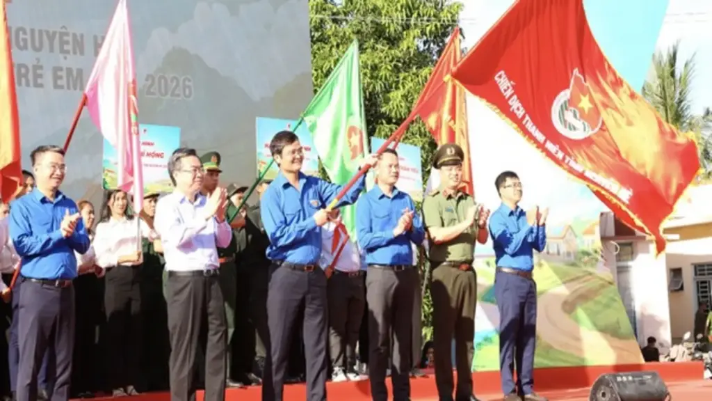 Chiến dịch Thanh niên tình nguyện hè 2026: Dấu ấn màu áo xanh ở vùng biên giới