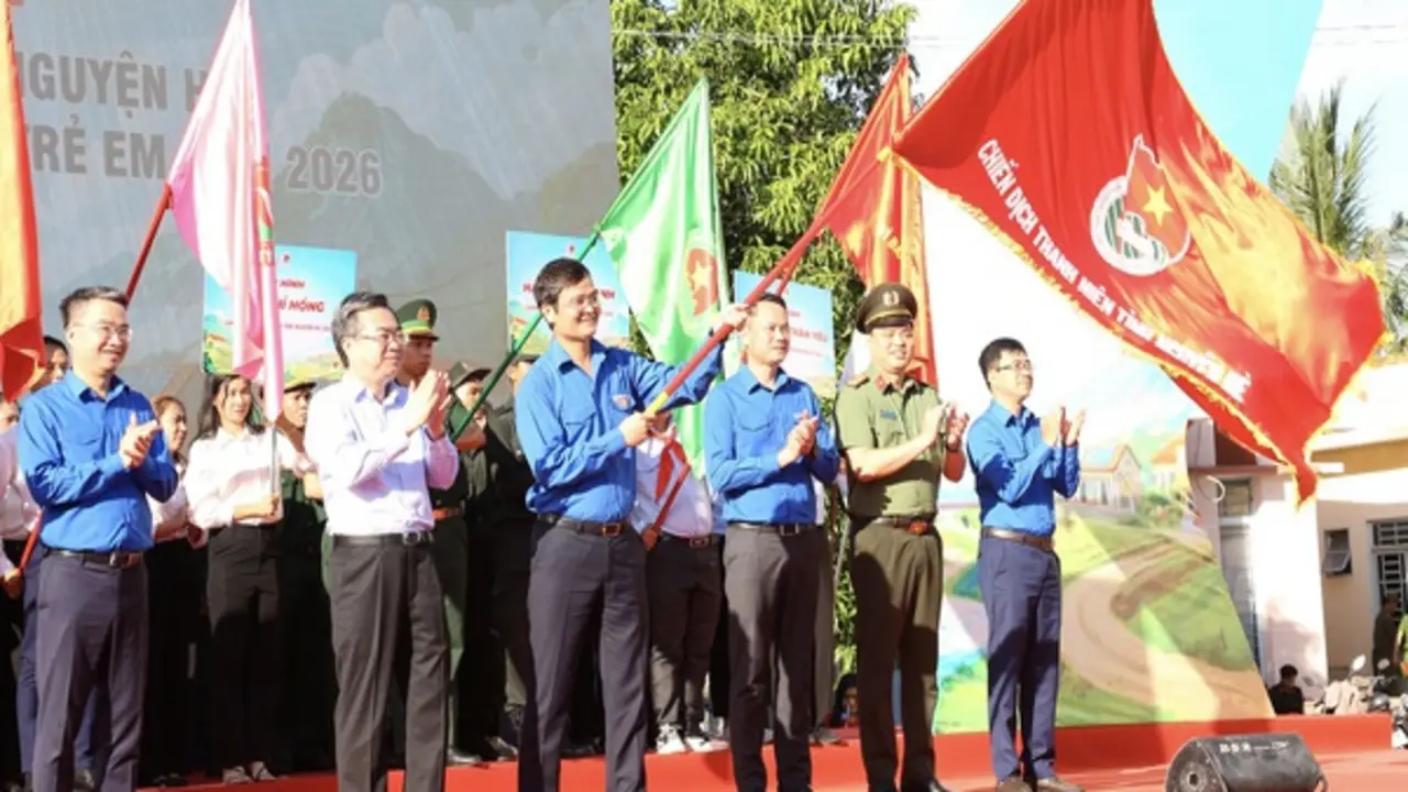 Chiến dịch Thanh niên tình nguyện hè 2026: Dấu ấn màu áo xanh ở vùng biên giới